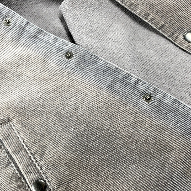【現状渡し品】【メンズ】 APPLEBUM アップルバム CORDUROY COACH JACKET コーデュロイ コーチジャケット アウター 142-250524-as-27-izu サイズ：M カラー：グレー 万代Net店