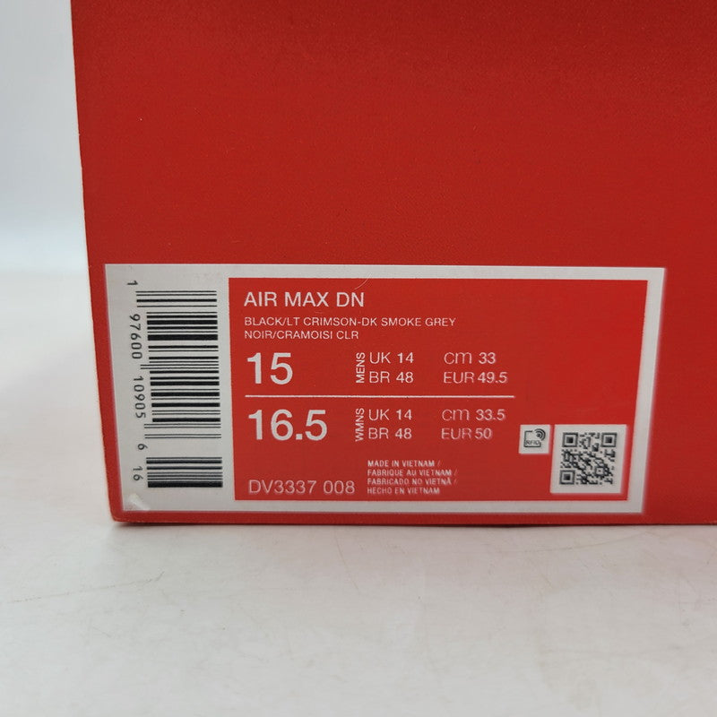 【中古品】【メンズ】 NIKE ナイキ AIR MAX DN DV3337-008 エア マックス DN スニーカー シューズ 靴 160-250520-as-08-izu サイズ：33cm カラー：BLACK/LT CRIMSON-DK SMOKE GREY 万代Net店
