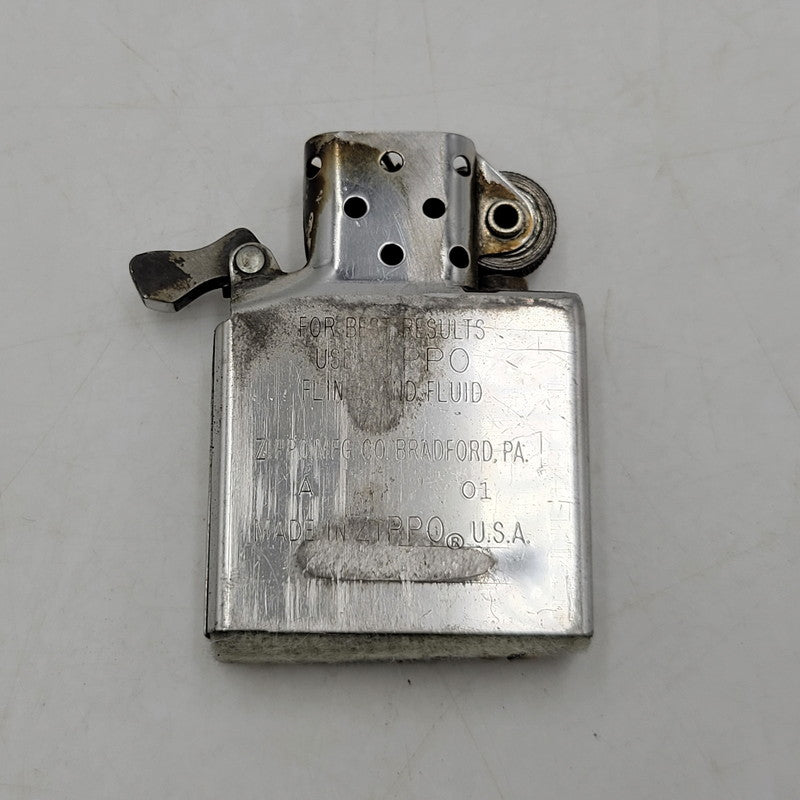 【現状渡し品】【メンズ/レディース】 ZIPPO ジッポ PAT.2032695 USA製 ライター 喫煙具 206-250726-as-19-izu カラー：シルバー 万代Net店