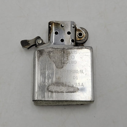 【現状渡し品】【メンズ/レディース】 ZIPPO ジッポ PAT.2032695 USA製 ライター 喫煙具 206-250726-as-19-izu カラー：シルバー 万代Net店