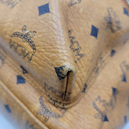 【現状渡し品】【メンズ/レディース】 MCM エム・シー・エム VISETOS STUDS BACKPACK MMK2AVE01 ヴィセトス スタッズ バックパック リュック バッグ カバン 鞄 180-250520-as-13-izu カラー：ブラウン 万代Net店