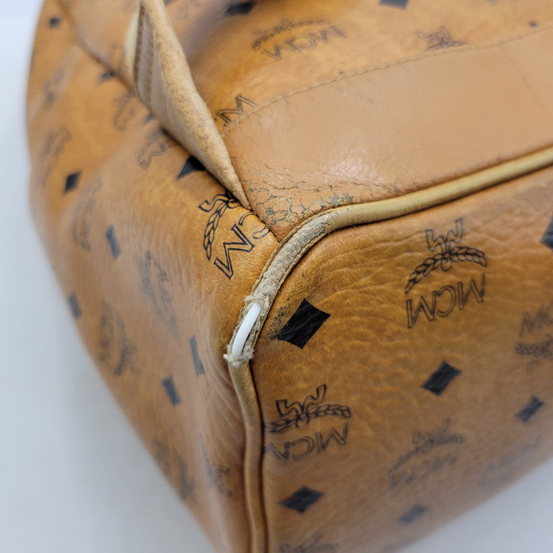 【現状渡し品】【メンズ/レディース】 MCM エム・シー・エム VISETOS STUDS BACKPACK MMK2AVE01 ヴィセトス スタッズ バックパック リュック バッグ カバン 鞄 180-250520-as-13-izu カラー：ブラウン 万代Net店