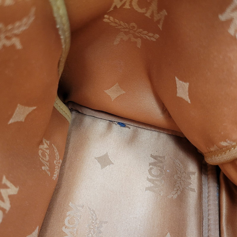 【現状渡し品】【メンズ/レディース】 MCM エム・シー・エム VISETOS STUDS BACKPACK MMK2AVE01 ヴィセトス スタッズ バックパック リュック バッグ カバン 鞄 180-250520-as-13-izu カラー：ブラウン 万代Net店