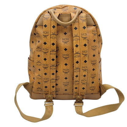 【現状渡し品】【メンズ/レディース】 MCM エム・シー・エム VISETOS STUDS BACKPACK MMK2AVE01 ヴィセトス スタッズ バックパック リュック バッグ カバン 鞄 180-250520-as-13-izu カラー：ブラウン 万代Net店