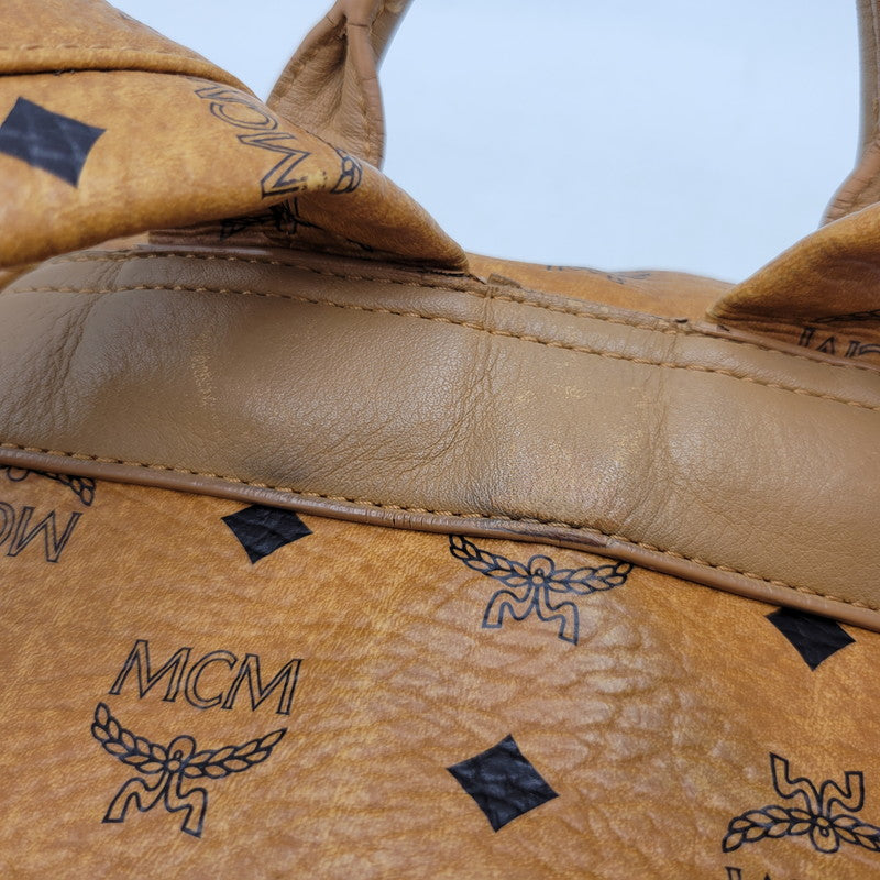 【現状渡し品】【メンズ/レディース】 MCM エム・シー・エム VISETOS STUDS BACKPACK MMK2AVE01 ヴィセトス スタッズ バックパック リュック バッグ カバン 鞄 180-250520-as-13-izu カラー：ブラウン 万代Net店