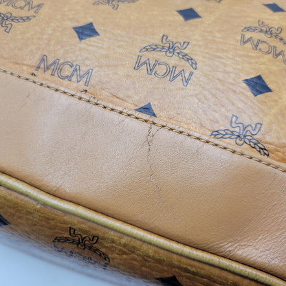 【現状渡し品】【メンズ/レディース】 MCM エム・シー・エム VISETOS STUDS BACKPACK MMK2AVE01 ヴィセトス スタッズ バックパック リュック バッグ カバン 鞄 180-250520-as-13-izu カラー：ブラウン 万代Net店