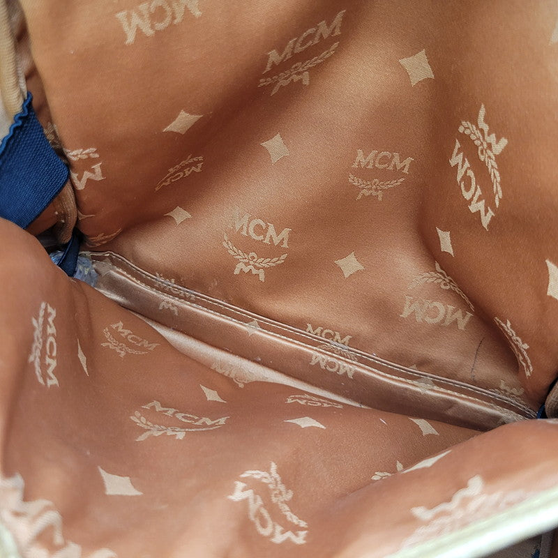 【現状渡し品】【メンズ/レディース】 MCM エム・シー・エム VISETOS STUDS BACKPACK MMK2AVE01 ヴィセトス スタッズ バックパック リュック バッグ カバン 鞄 180-250520-as-13-izu カラー：ブラウン 万代Net店