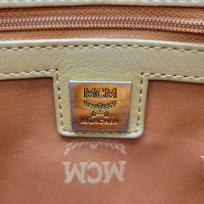 【現状渡し品】【メンズ/レディース】 MCM エム・シー・エム VISETOS STUDS BACKPACK MMK2AVE01 ヴィセトス スタッズ バックパック リュック バッグ カバン 鞄 180-250520-as-13-izu カラー：ブラウン 万代Net店