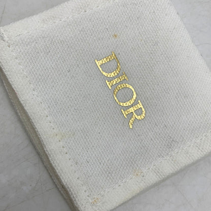 【中古品】【レディース】 Christian Dior クリスチャンディオール CLAIR D LUNE CD LOGO LINESTONE PIERCE クレール ディー リュヌ CDロゴ ラインストーン ピアス アクセサリー 182-250521-as-13-izu カラー：ゴールド 万代Net店