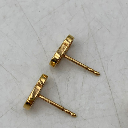 【中古品】【レディース】 Christian Dior クリスチャンディオール CLAIR D LUNE CD LOGO LINESTONE PIERCE クレール ディー リュヌ CDロゴ ラインストーン ピアス アクセサリー 182-250521-as-13-izu カラー：ゴールド 万代Net店