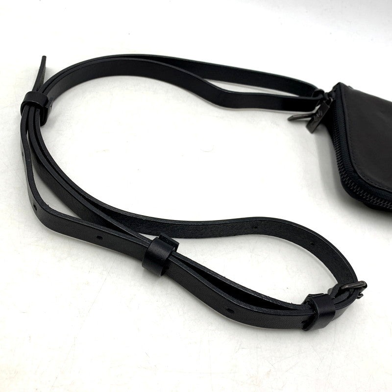 【中古品】【メンズ/レディース】 Yohji Yamamoto POUR HOMME ヨウジヤマモトプールオム 23SS SMARTPHONE MINI SHOULDER CASE HZ-A04-760-1-03 スマートフォン ミニショルダーケース 小物 服飾雑貨 188-250522-ay-14-izu カラー：ブラック 万代Net店