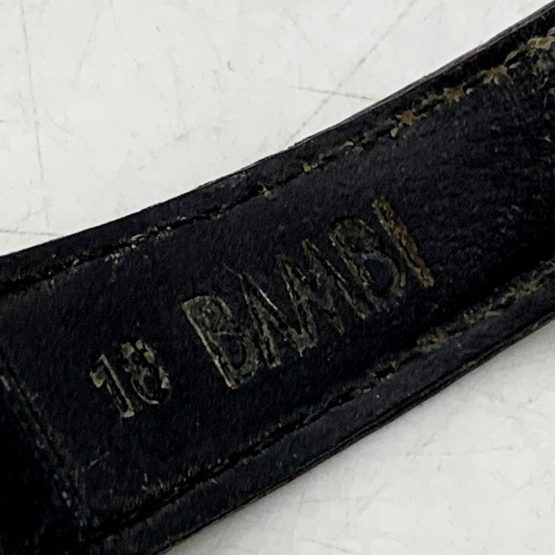 【現状渡し品】【メンズ/レディース】 LONGINES ロンジン ROUND FACE QUARTS 24742139 ラウンドフェイス ゴールド文字盤 腕時計 197-250522-ay-17-izu カラー：ブラック×ゴールド 万代Net店