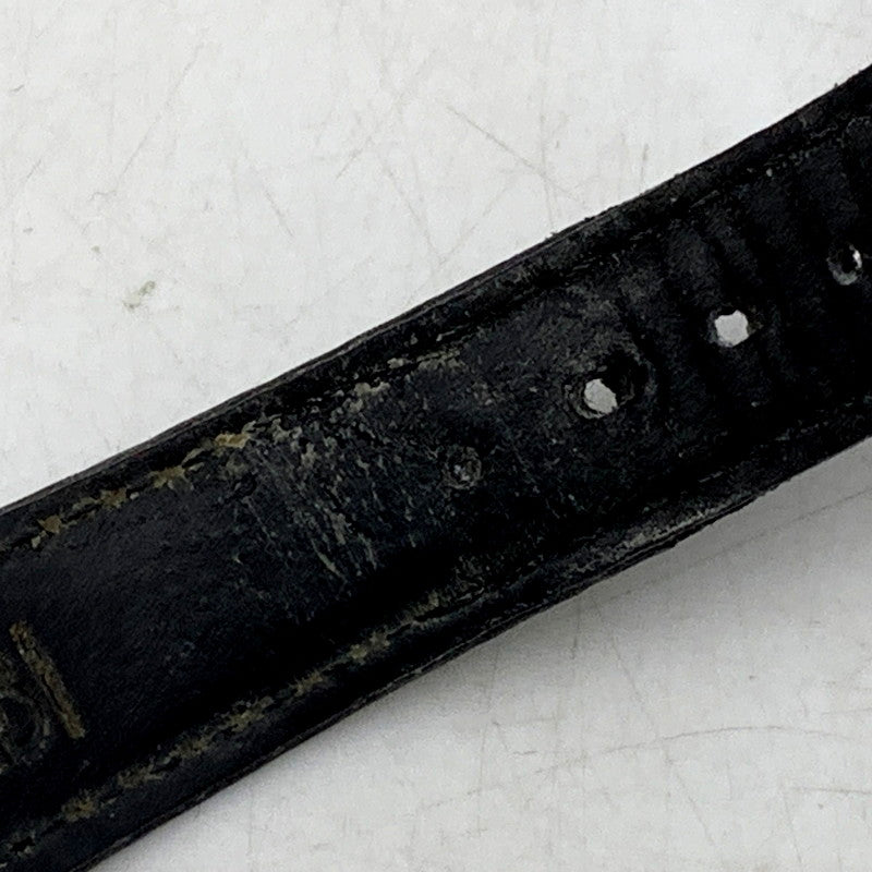 【現状渡し品】【メンズ/レディース】 LONGINES ロンジン ROUND FACE QUARTS 24742139 ラウンドフェイス ゴールド文字盤 腕時計 197-250522-ay-17-izu カラー：ブラック×ゴールド 万代Net店