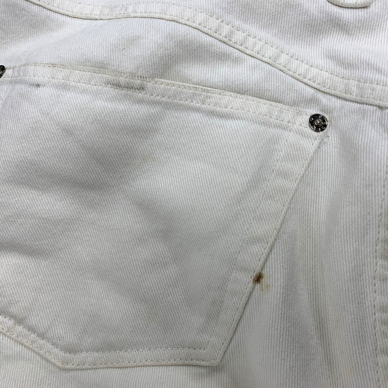 【現状渡し品】【メンズ】 DIESEL ディーゼル BUTTON FLY BUGGY DENIM PANTS ボタンフライ バギーデニムパンツ イタリア製 ボトムス 152-250527-as-28-izu サイズ：36 カラー：ホワイト 万代Net店