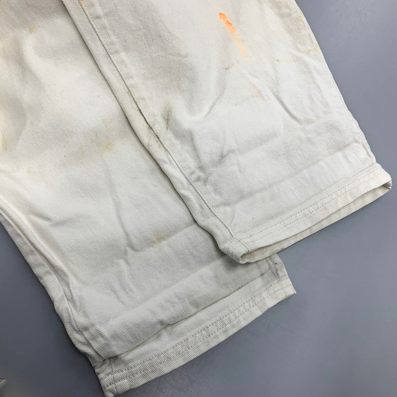 【現状渡し品】【メンズ】 DIESEL ディーゼル BUTTON FLY BUGGY DENIM PANTS ボタンフライ バギーデニムパンツ イタリア製 ボトムス 152-250527-as-28-izu サイズ：36 カラー：ホワイト 万代Net店