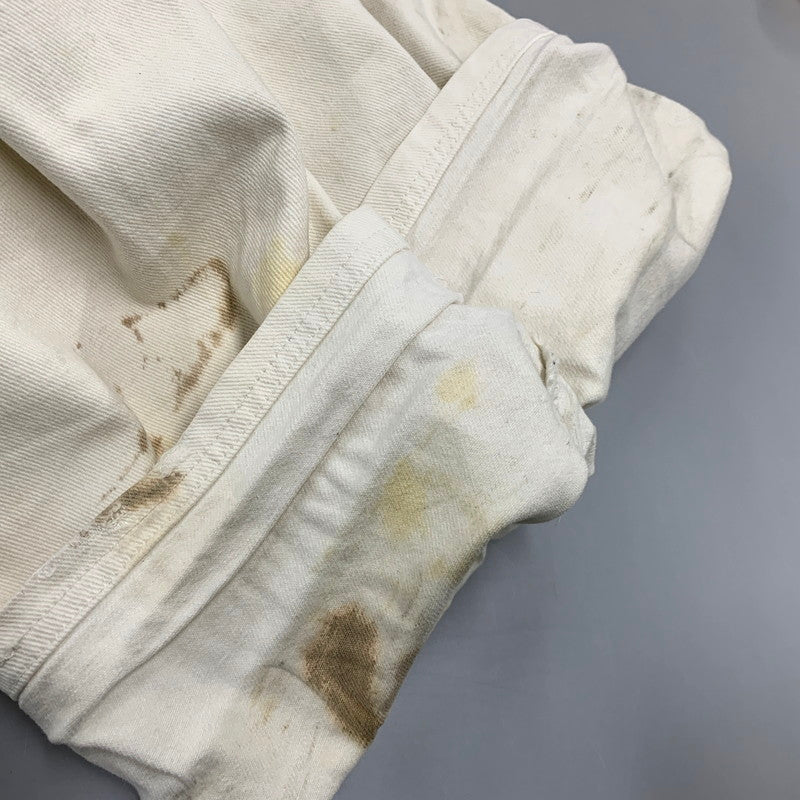 【現状渡し品】【メンズ】 DIESEL ディーゼル BUTTON FLY BUGGY DENIM PANTS ボタンフライ バギーデニムパンツ イタリア製 ボトムス 152-250527-as-28-izu サイズ：36 カラー：ホワイト 万代Net店