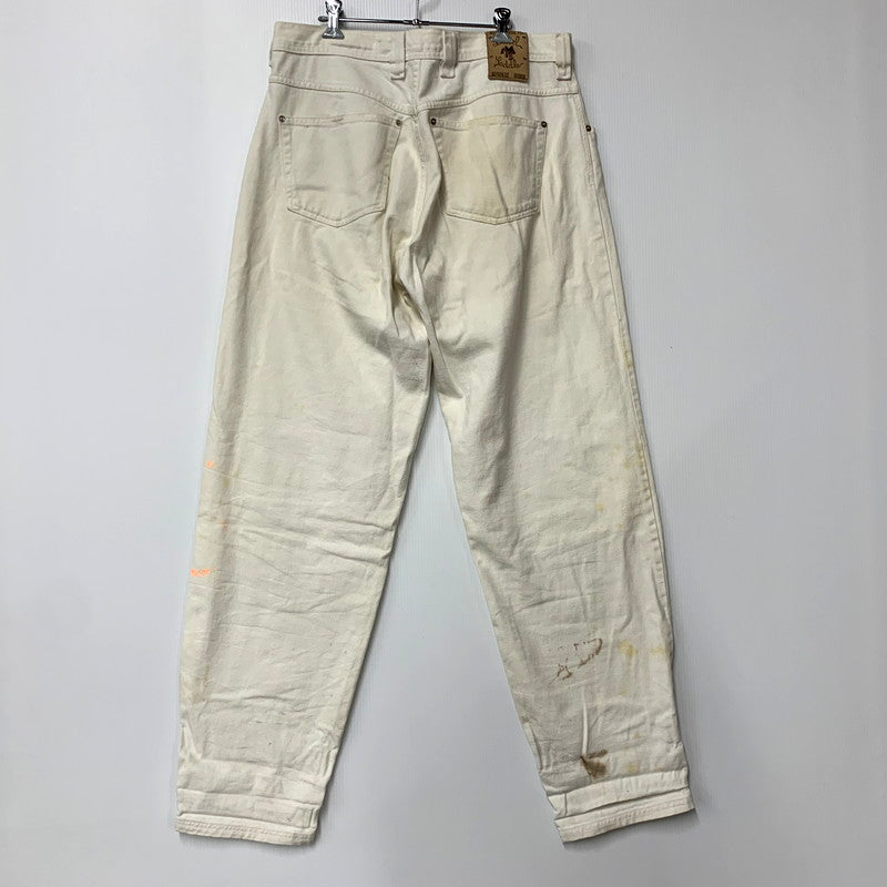 【現状渡し品】【メンズ】 DIESEL ディーゼル BUTTON FLY BUGGY DENIM PANTS ボタンフライ バギーデニムパンツ イタリア製 ボトムス 152-250527-as-28-izu サイズ：36 カラー：ホワイト 万代Net店
