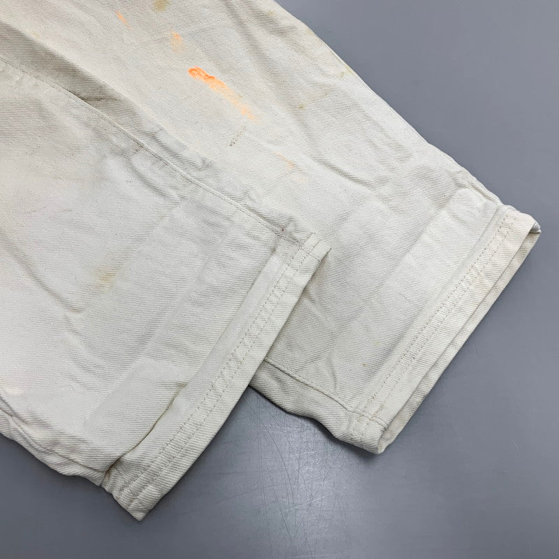 【現状渡し品】【メンズ】 DIESEL ディーゼル BUTTON FLY BUGGY DENIM PANTS ボタンフライ バギーデニムパンツ イタリア製 ボトムス 152-250527-as-28-izu サイズ：36 カラー：ホワイト 万代Net店