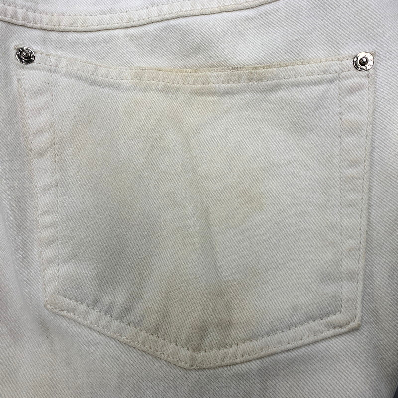 【現状渡し品】【メンズ】 DIESEL ディーゼル BUTTON FLY BUGGY DENIM PANTS ボタンフライ バギーデニムパンツ イタリア製 ボトムス 152-250527-as-28-izu サイズ：36 カラー：ホワイト 万代Net店