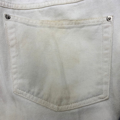 【現状渡し品】【メンズ】 DIESEL ディーゼル BUTTON FLY BUGGY DENIM PANTS ボタンフライ バギーデニムパンツ イタリア製 ボトムス 152-250527-as-28-izu サイズ：36 カラー：ホワイト 万代Net店