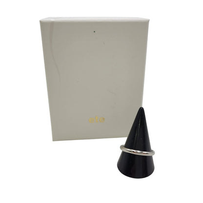【中古品】【メンズ/レディース】 ete エテ PLAIN RING SV925 プレーン リング 指輪 アクセサリー 192-250525-as-21-izu カラー：シルバー 万代Net店