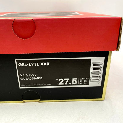 【中古品】【メンズ】 asics アシックス GEL-LYTE XXX 1203A028-400 ゲルライトサーティー スポーツスタイル スニーカー シューズ 靴 162-250523-ay-09-izu サイズ：27.5cm カラー：BLUE/BLUE 万代Net店