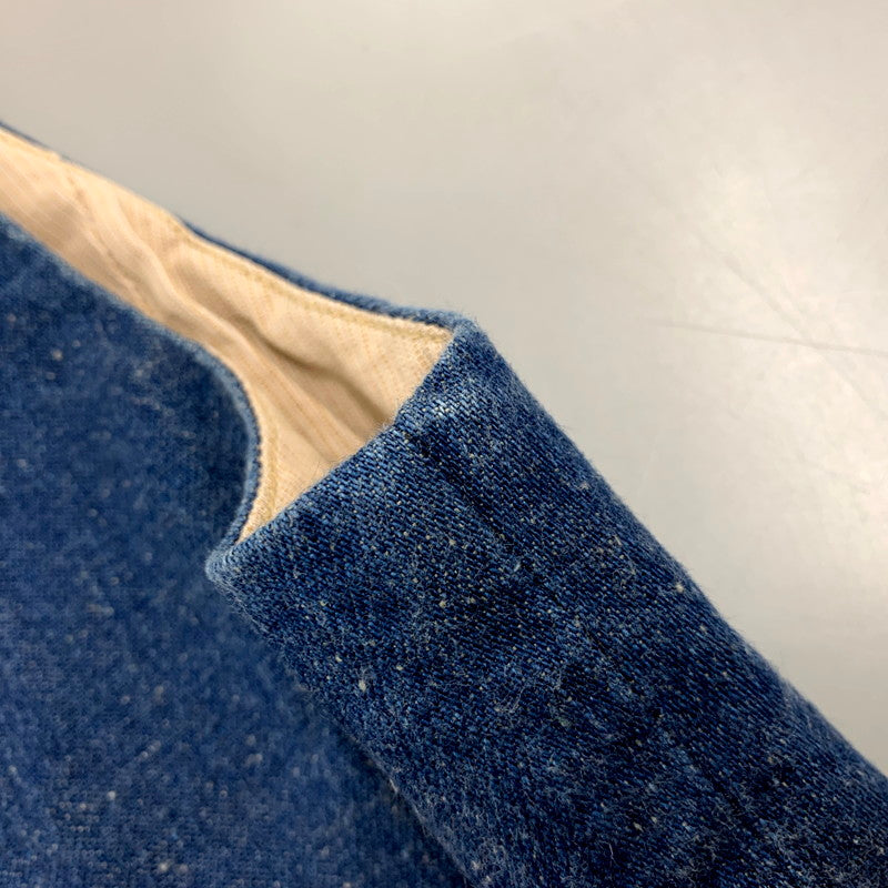 【中古品】【メンズ】 ORGUEIL オルゲイユ NEP DENIM GILET OR-4008 ネップ デニム ジレ ベスト トップス 145-250527-as-22-izu サイズ：36 カラー：インディゴ 万代Net店