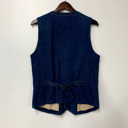 【中古品】【メンズ】 ORGUEIL オルゲイユ NEP DENIM GILET OR-4008 ネップ デニム ジレ ベスト トップス 145-250527-as-22-izu サイズ：36 カラー：インディゴ 万代Net店