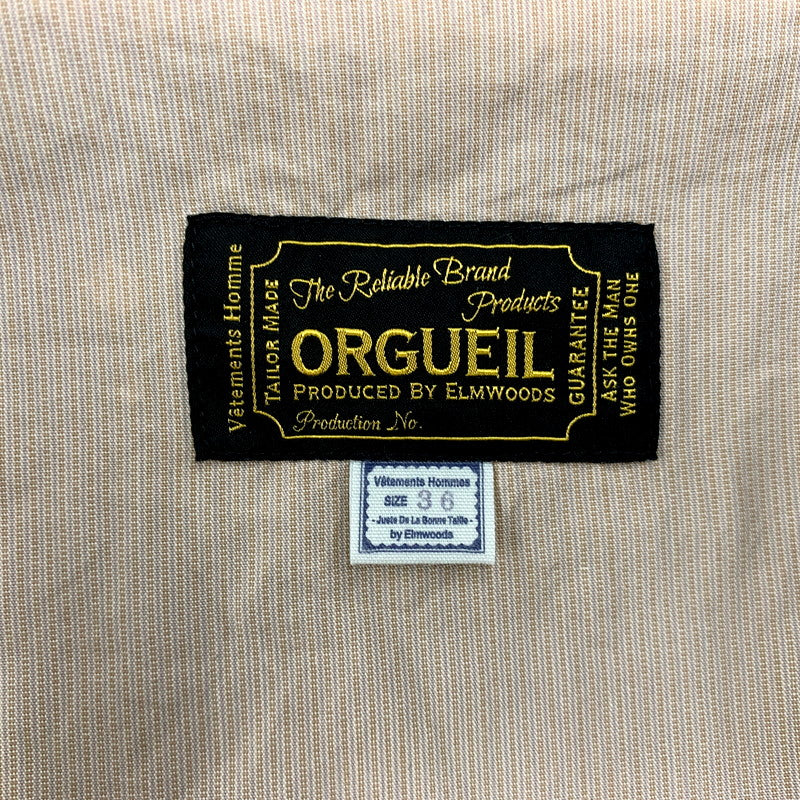【中古品】【メンズ】 ORGUEIL オルゲイユ NEP DENIM GILET OR-4008 ネップ デニム ジレ ベスト トップス 145-250527-as-22-izu サイズ：36 カラー：インディゴ 万代Net店