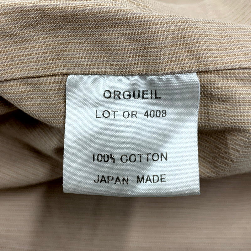 【中古品】【メンズ】 ORGUEIL オルゲイユ NEP DENIM GILET OR-4008 ネップ デニム ジレ ベスト トップス 145-250527-as-22-izu サイズ：36 カラー：インディゴ 万代Net店