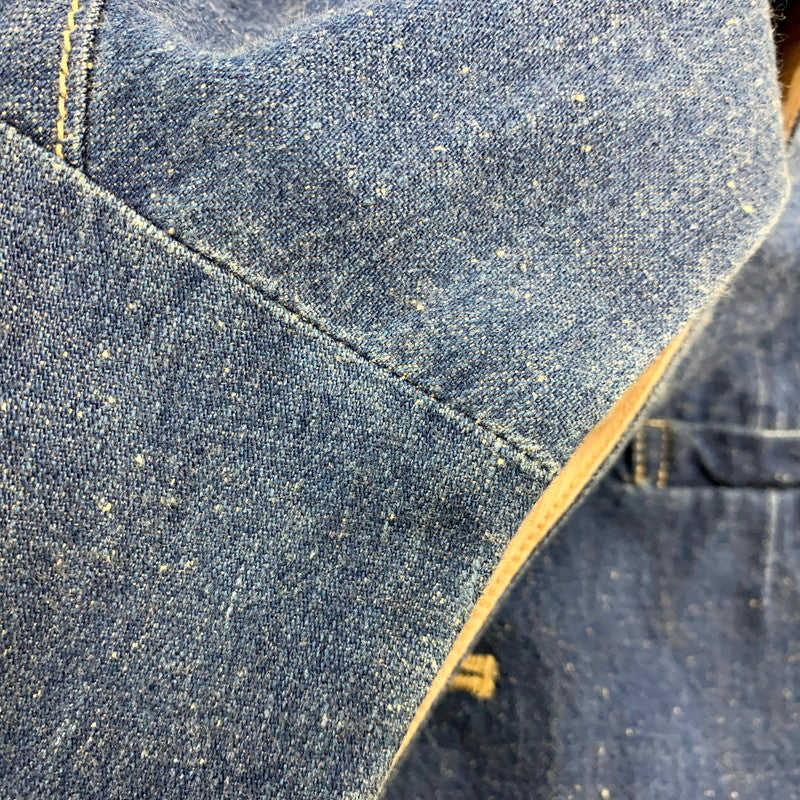 【中古品】【メンズ】 ORGUEIL オルゲイユ NEP DENIM GILET OR-4008 ネップ デニム ジレ ベスト トップス 145-250527-as-22-izu サイズ：36 カラー：インディゴ 万代Net店