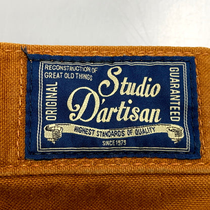 【中古品】【メンズ】 STUDIO D’ARTISAN ステュディオダルチザン DUCK PAINTER PANTS ダック ペインターパンツ ボトムス 156-250527-as-27-izu サイズ：30 カラー：ブラウン系 万代Net店