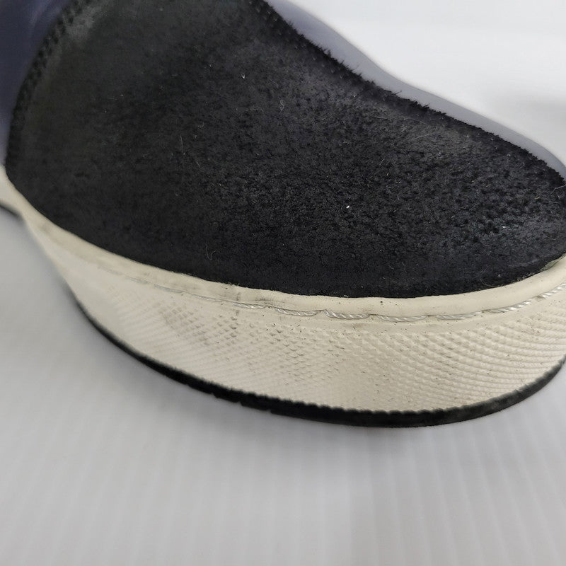 【中古品】【メンズ/レディース】 KADOYA カドヤ LEATHER HIGH SNEAKER レザー ハイスニーカー シューズ 靴 164-250523-ay-04-izu サイズ：26cm カラー：ネイビー 万代Net店