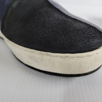 【中古品】【メンズ/レディース】 KADOYA カドヤ LEATHER HIGH SNEAKER レザー ハイスニーカー シューズ 靴 164-250523-ay-04-izu サイズ：26cm カラー：ネイビー 万代Net店