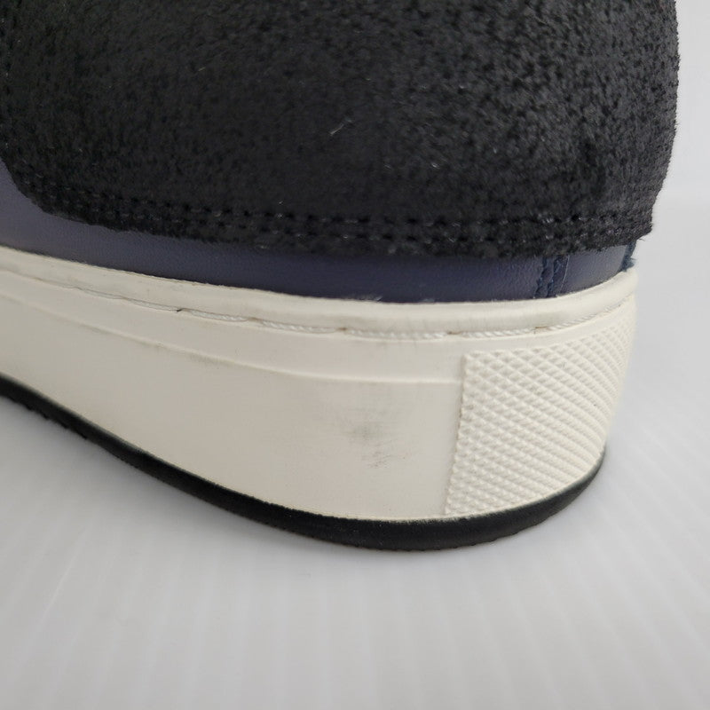 【中古品】【メンズ/レディース】 KADOYA カドヤ LEATHER HIGH SNEAKER レザー ハイスニーカー シューズ 靴 164-250523-ay-04-izu サイズ：26cm カラー：ネイビー 万代Net店