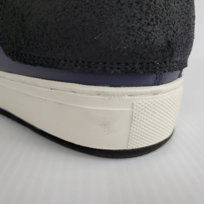 【中古品】【メンズ/レディース】 KADOYA カドヤ LEATHER HIGH SNEAKER レザー ハイスニーカー シューズ 靴 164-250523-ay-04-izu サイズ：26cm カラー：ネイビー 万代Net店