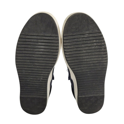 【中古品】【メンズ/レディース】 KADOYA カドヤ LEATHER HIGH SNEAKER レザー ハイスニーカー シューズ 靴 164-250523-ay-04-izu サイズ：26cm カラー：ネイビー 万代Net店