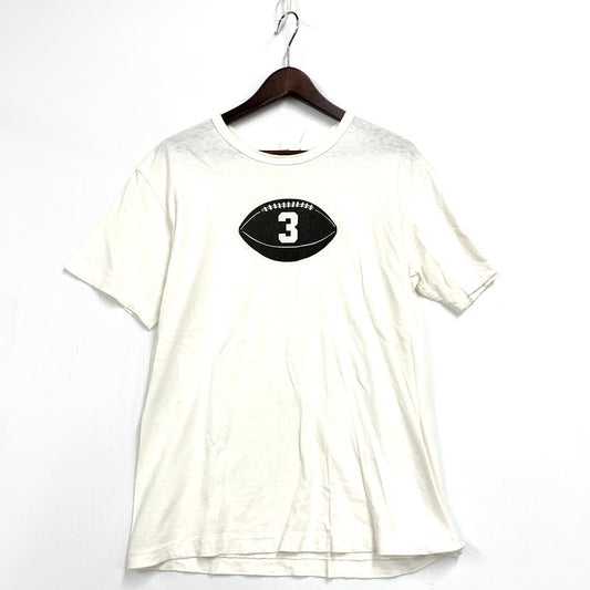 【中古品】【メンズ】 DUCK DIGGER ダックディガー ”RUGBY" SS TEE 半袖 Tシャツ ラグビー 145-250702-rk-12-izu サイズ：40 カラー：ホワイト 万代Net店