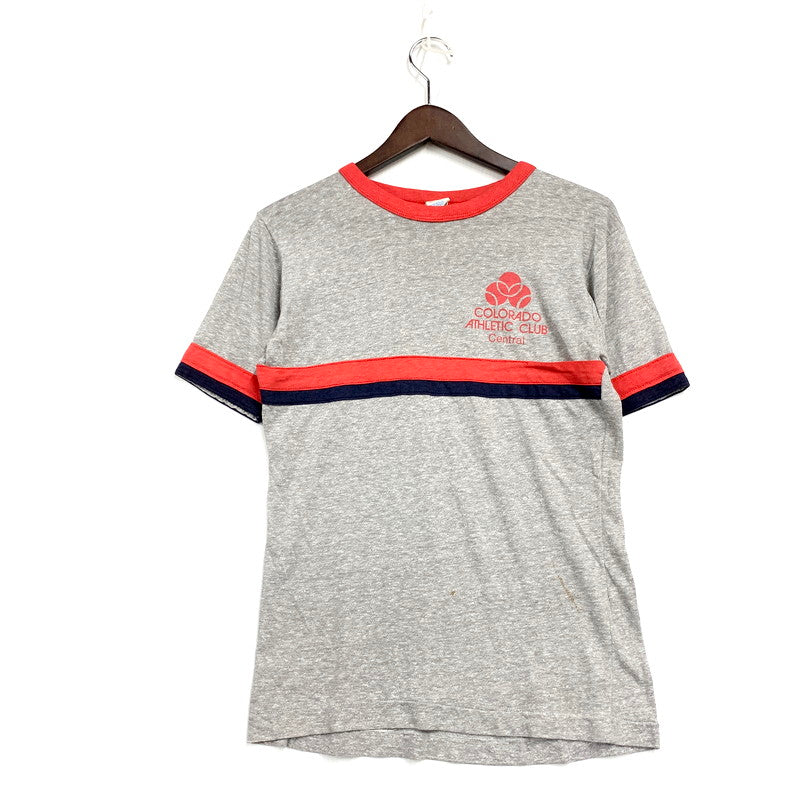 【中古品】【メンズ】 Champion チャンピオン USA製 トリコタグ後期 COLORADO ATHLETIC CLUB T-SHIRT コロラドアスレチッククラブ Tシャツ トップス 半袖 146-250526-ya-03-izu サイズ：M カラー：グレー 万代Net店