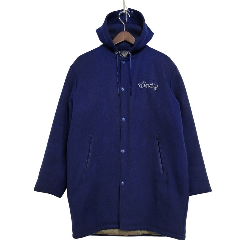【現状渡し品】【メンズ】 EMPIRE エンパイア CARTHAGE CHEERLEADER HOODED VARSITY JACKET 505 フーデッド バーシティジャケット アウター 146-250524-as-07-izu サイズ：S カラー：ブルー 万代Net店