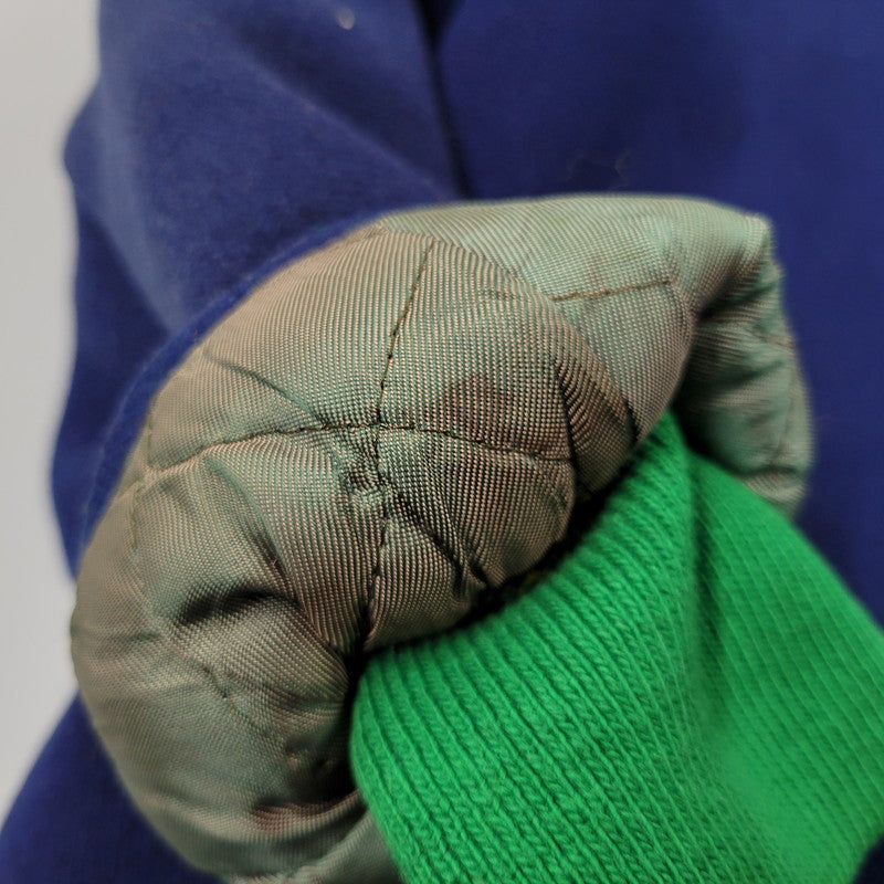 【現状渡し品】【メンズ】 EMPIRE エンパイア CARTHAGE CHEERLEADER HOODED VARSITY JACKET 505 フーデッド バーシティジャケット アウター 146-250524-as-07-izu サイズ：S カラー：ブルー 万代Net店