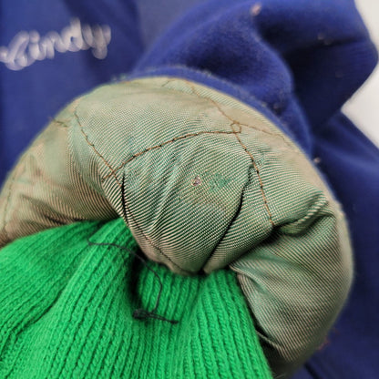 【現状渡し品】【メンズ】 EMPIRE エンパイア CARTHAGE CHEERLEADER HOODED VARSITY JACKET 505 フーデッド バーシティジャケット アウター 146-250524-as-07-izu サイズ：S カラー：ブルー 万代Net店