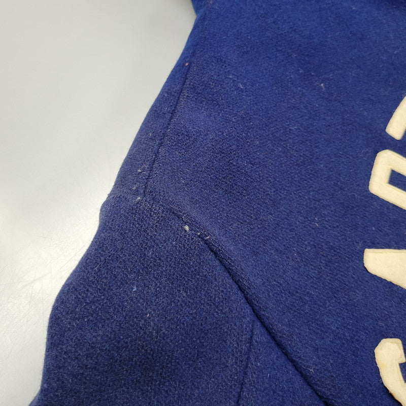 【現状渡し品】【メンズ】 EMPIRE エンパイア CARTHAGE CHEERLEADER HOODED VARSITY JACKET 505 フーデッド バーシティジャケット アウター 146-250524-as-07-izu サイズ：S カラー：ブルー 万代Net店