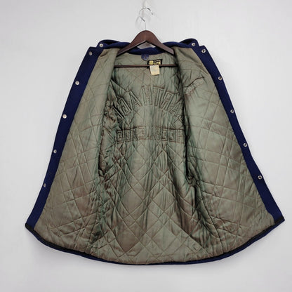 【現状渡し品】【メンズ】 EMPIRE エンパイア CARTHAGE CHEERLEADER HOODED VARSITY JACKET 505 フーデッド バーシティジャケット アウター 146-250524-as-07-izu サイズ：S カラー：ブルー 万代Net店