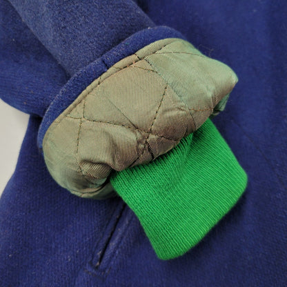 【現状渡し品】【メンズ】 EMPIRE エンパイア CARTHAGE CHEERLEADER HOODED VARSITY JACKET 505 フーデッド バーシティジャケット アウター 146-250524-as-07-izu サイズ：S カラー：ブルー 万代Net店