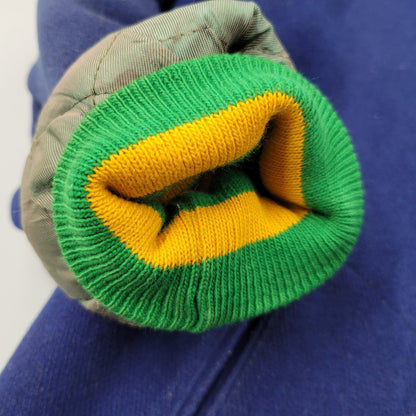 【現状渡し品】【メンズ】 EMPIRE エンパイア CARTHAGE CHEERLEADER HOODED VARSITY JACKET 505 フーデッド バーシティジャケット アウター 146-250524-as-07-izu サイズ：S カラー：ブルー 万代Net店