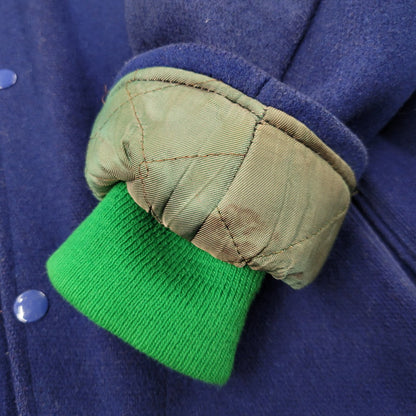 【現状渡し品】【メンズ】 EMPIRE エンパイア CARTHAGE CHEERLEADER HOODED VARSITY JACKET 505 フーデッド バーシティジャケット アウター 146-250524-as-07-izu サイズ：S カラー：ブルー 万代Net店