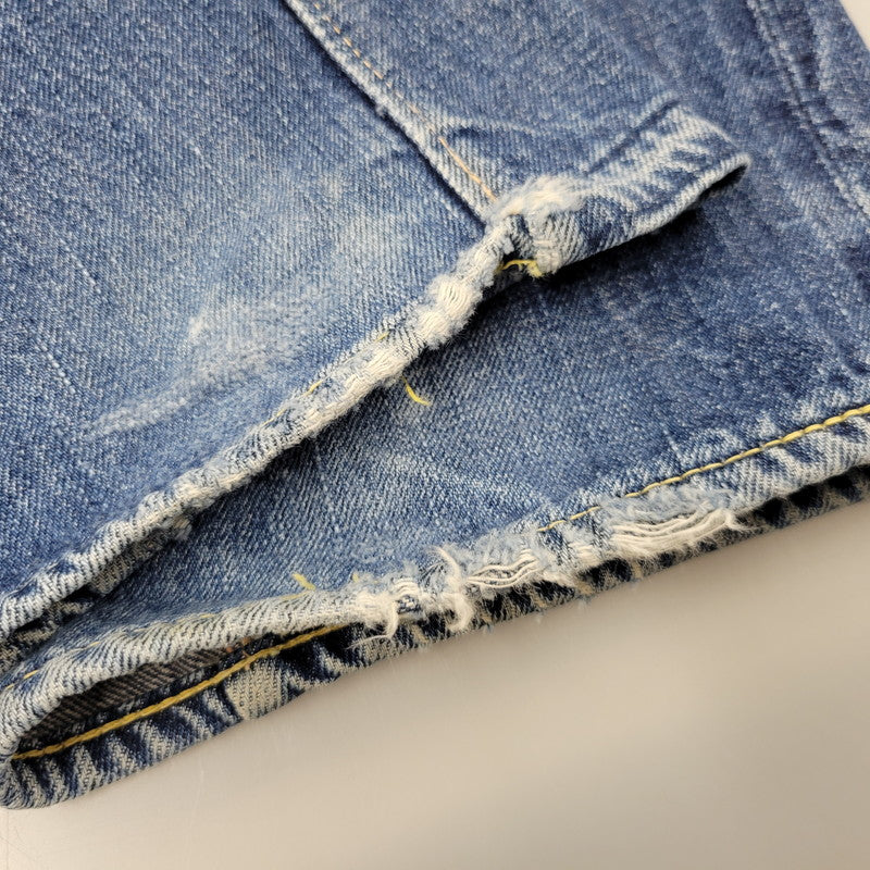 【中古品】【メンズ】 DENIM PANTS 1001XX デニムパンツ 水牛パッチ ジーンズ ボトムス 156-250524-as-08-izu サイズ：28×34 カラー：インディゴ 万代Net店