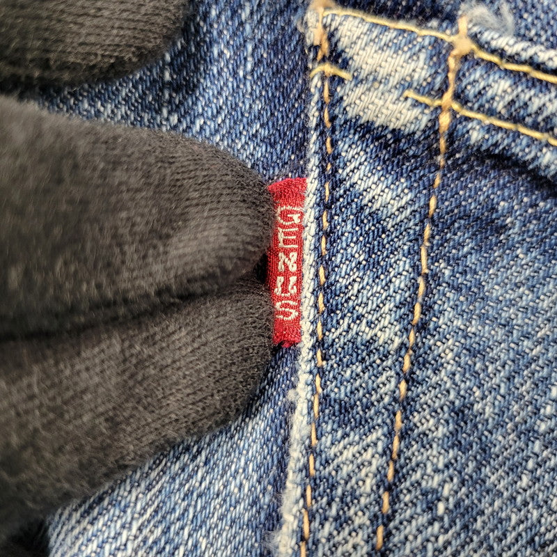 【中古品】【メンズ】 DENIM PANTS 1001XX デニムパンツ 水牛パッチ ジーンズ ボトムス 156-250524-as-08-izu サイズ：28×34 カラー：インディゴ 万代Net店
