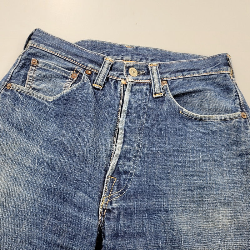 【中古品】【メンズ】 DENIM PANTS 1001XX デニムパンツ 水牛パッチ ジーンズ ボトムス 156-250524-as-08-izu サイズ：28×34 カラー：インディゴ 万代Net店